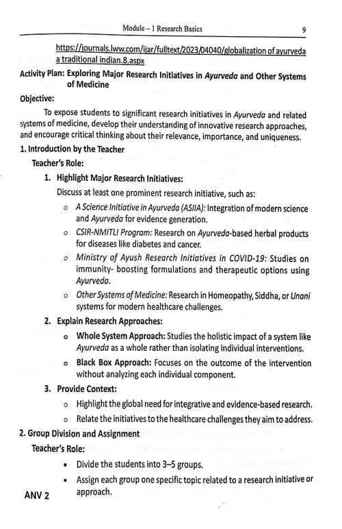 Anveshana A Hand Book of Research Methodology